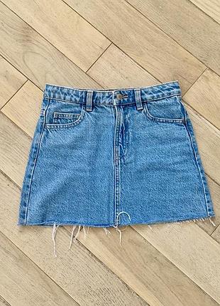 Джинсова спідничка mango