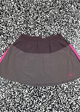 Оригінальна жіноча спідниця з шортами nike swoosh теніс