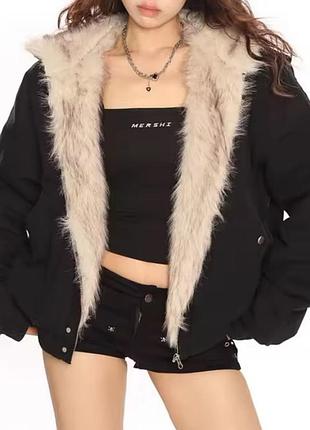 Куртка y2k бомбер opium dollskill парка