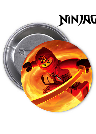 Значок lego ninjago masters of spinjitzu | лего ниндзя мастера спинджица 20
