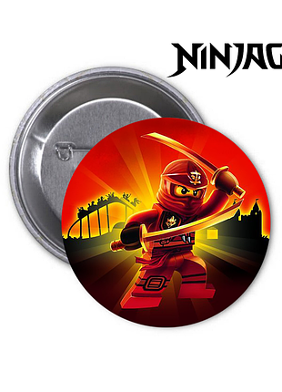 Значок lego ninjago masters of spinjitzu | лего ниндзя мастера спинджица 21