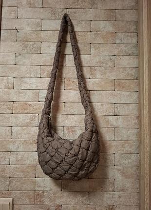 Стьобана нейлонова сумка 👜  кроссбоди