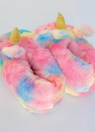 Дитячі капці єдинорог 4