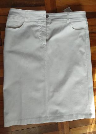 Юбка джинсова біла gerry weber