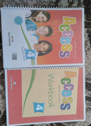 Підручник та зошит access 4 student's book + workbook
виробник
express publishing
країна виробник
великобританія
вид палітурки
м'який
стан