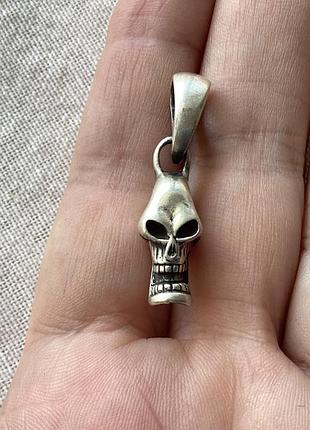 Кулон срібло 925 череп японія
