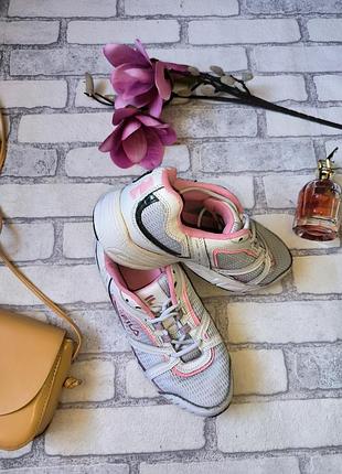 Кроссовки женские розовые повседневные размер 39 fila