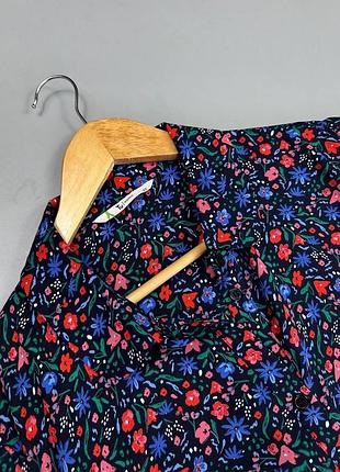 Яркая блуза в цветочный принт, большого размера, р.18