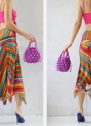 Юбка с асимметричным низом