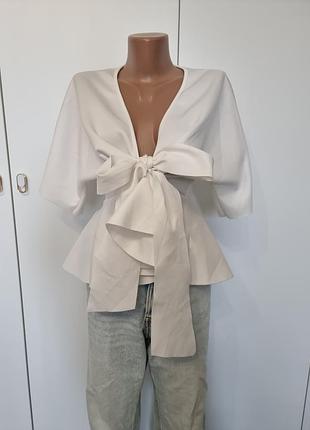 Блуза бант