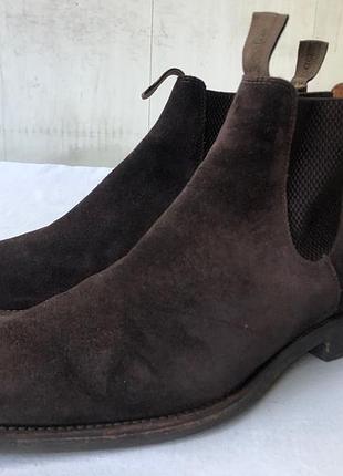 Оригинальные замшевые ботинки челси loake 1880 chatsworth