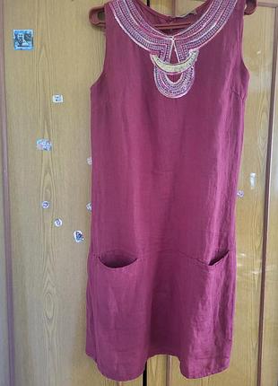 Лляна сукня