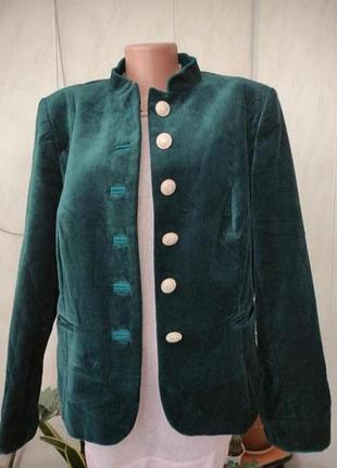 Жакет оксамит вінтаж новий великий розмір