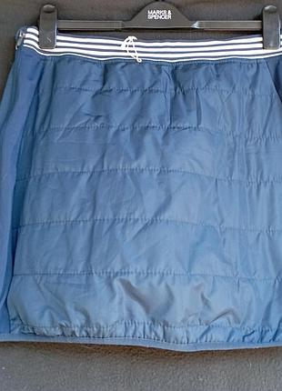 Юбка женская стёганая теплая, м, 40/42