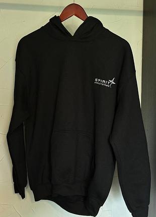 Чорна толстовка spirit aerosystems м