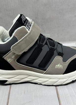 Демісезонні дитячі черевики jong golf хайтопи єврозима сірий 36  23.5 см