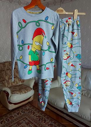Пижама хлопок трикотаж 9-13лет индия