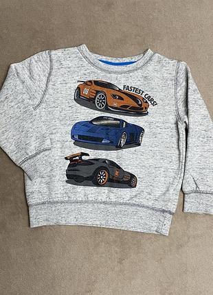 Толстовка з машинами на хлопчика