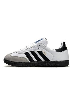 👟 жіночі кросівки adidas samba oh originals white black 👟