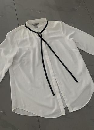 Сорочка біла h&m комір стійка