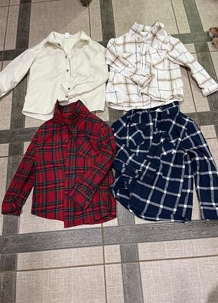 Рубашки на хлопчика 4-6 років