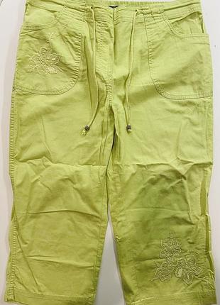 Бриджі льон жіночі