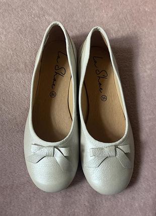 Шкіряні балетки la shoe (іспанія)