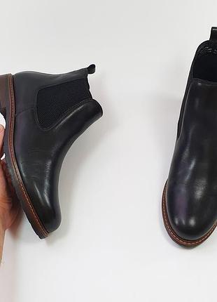 Мужские черные ботинки челси tamaris 41 розмір 26.5-27 см