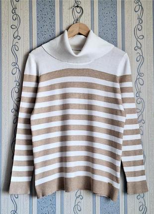 Шёлковый джемпер с высокой горловиной calvin klein