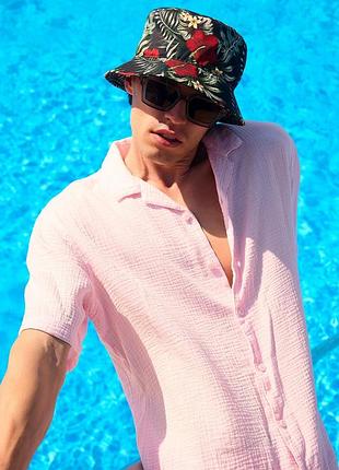 Сорочка котонова рожева