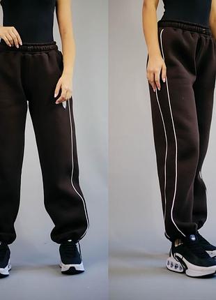 Брюки джоггеры на флисе на девочку 3 цвета