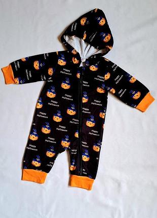 Чоловічок карнавальний кігуруми гарбуза щасливий хелловін на 3-6 міс