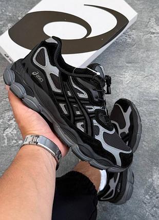 👟 чоловічі кросівки asics gel nyc black graphite gore tex  👟