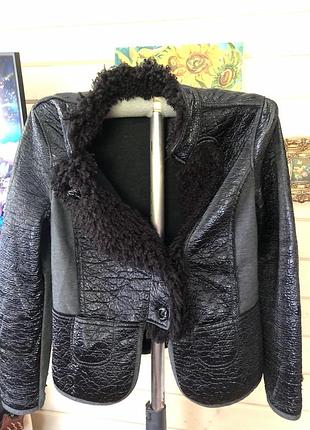 Куртка піджак комбінований фасон