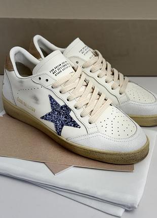 Кеди кросівки жіночі ggdb golden good голден гус білі шкіряні