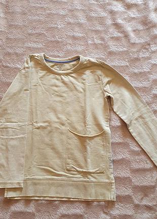 Удлиненный реглан рваный стиль