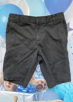 Сірі шорти 5-6 років класичні школа