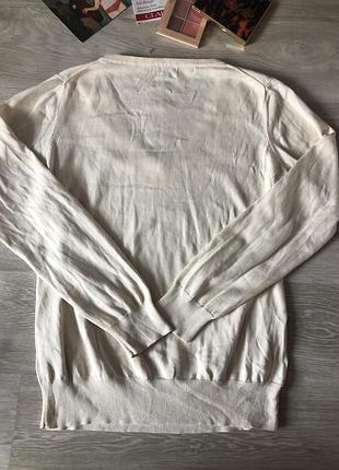 Натуральный светлый джемпер 6