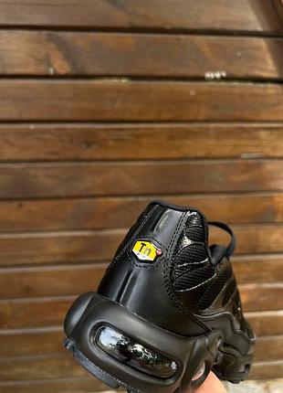 Кроссовки air max plus triple black black 3