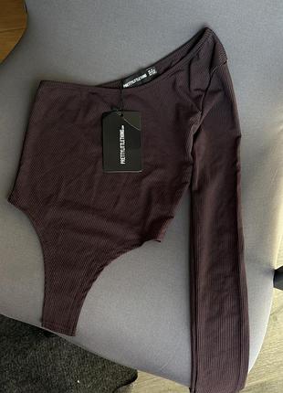 Кроп топ під боді на одне плече