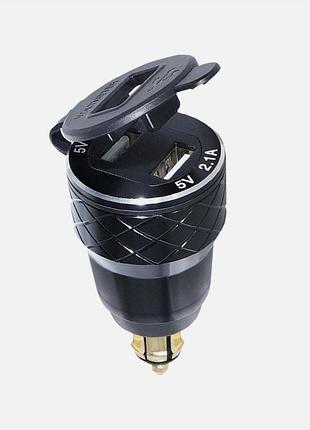 Зарядний пристрій usb din 2.1a для мотоцикла bmw r1200gs xc hella