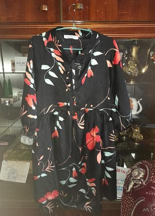 Сукня жіноча чорна, весна-осінь, розмір m