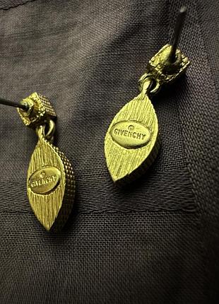 Вінтажні сережки givenchy 1970-1990 років