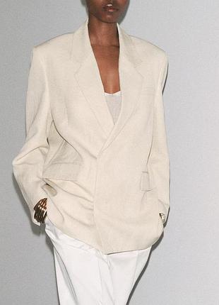 Блейзер оверсайз zw collection zara