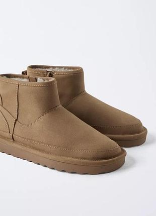 Zara чоботи угги 35 22.5 см