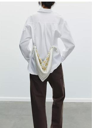 Рубашка с платком zara