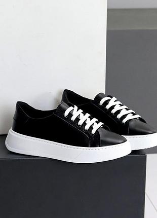 Кеды женские кожаные