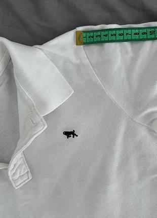 Поло дитяче біле на хлопчика в школу