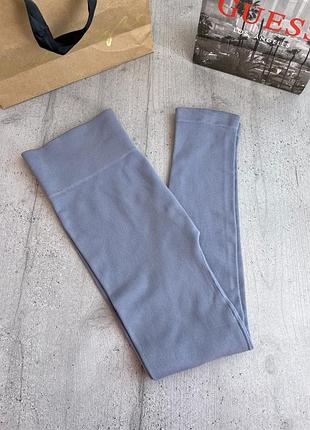 Лосини рубчик сірий жіночі