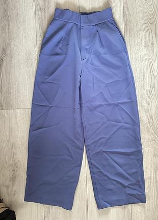 Палацо брюки фіолетові